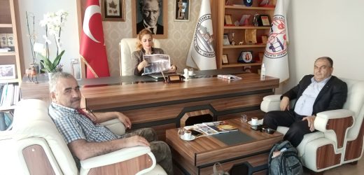 Durmuş Acar, Üsküdar Esnaf ve Sanatkarlar Kredi ve Kefalet Kooparatifi Başkanı Terlan Kaya’yı ziyaret etti