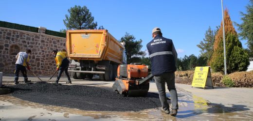 Buca’da 15 futbol sahası büyüklüğünde kilit parke