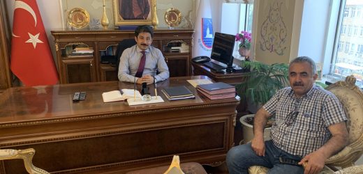 AHA BÖLGE MUHABİRİ DURMUŞ ACAR ÜSKÜDAR KAYMAKAMI MURAT SEFA DEMİRYÜREK’İ MAKAMINDA ZİYARET ETTİ