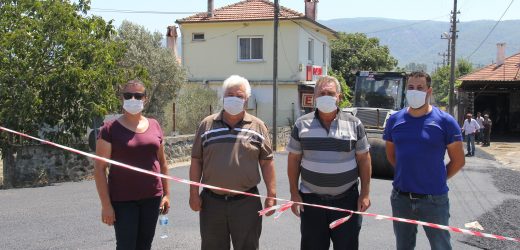 ULA BELEDİYESİNDEN KIZILYAKA-YEŞİLÇAM MAHALLELERİNİN BAĞLANTI YOLLARINA SICAK ASFALT