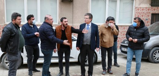 BAŞKAN ARSLAN ÇALIŞMALARI YERİNDE İNCELEDİ