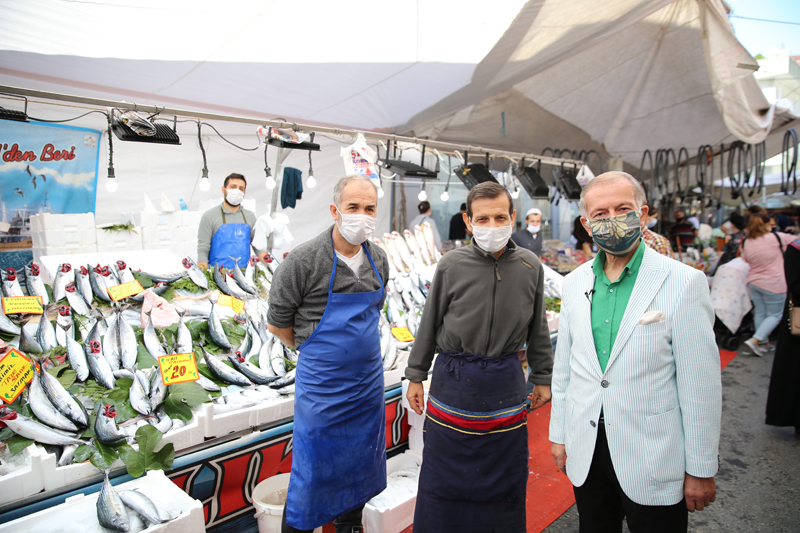 BAŞKAN AYDINER, KORONAVİRÜS DENETİMİNDE