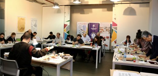 Luca Barcellona, Küçükçekmece ‘Kaligrafist’te Yazı Meraklılarıyla Buluştu