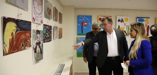 23 Nisan Uluslararası Resim Sergisi Kartal Belediyesi’nde Açıldı