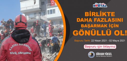 Kartal Belediyesi Afet Gönüllülerini Oluşturuyor
