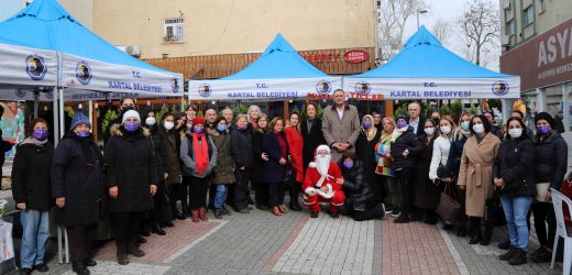 Kartal Kadın Kooperatifi Yılbaşı Pazarı açıldı