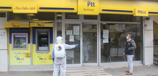 Kartal ‘da Her Gün Yüzlerce Metrekare Alan Dezenfekte Ediliyor