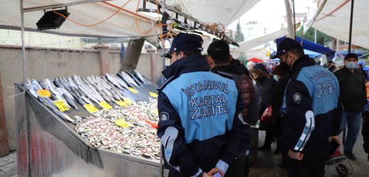 Kartal’da ‘Küçük Balık Denetimi’