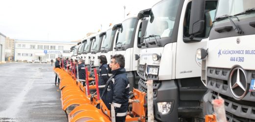 KÜÇÜKÇEKMECE 1489 PERSONEL, 259 ARAÇLA KIŞA HAZIR