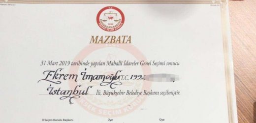 Şükrü Genç mazbatasını aldı