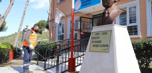 Menderes’te Okullar Dezenfekte Edildi