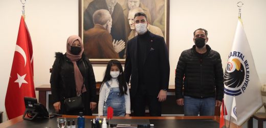 Mucize Çocuk Azra’dan Başkan Gökhan Yüksel’e Ziyaret