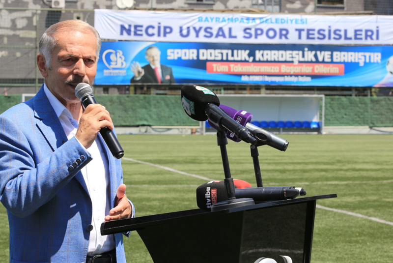 NECİP UYSAL SPOR TESİSLERİ BAYRAMPAŞA’DA TÖRENLE AÇILDI