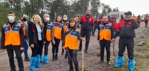 KARTAL BELEDİYESİ EKİPLERİ FİDANLARI TOPRAKLA BULUŞTURDU