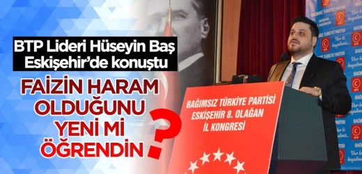 Hüseyin Baş, Faizin haram olduğunu yeni mi öğrendin?