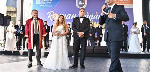 Vali Yerlikaya ve Kaymakam Demiryürek, 12 Roman Çiftin Nikâh Merasimine Katıldı