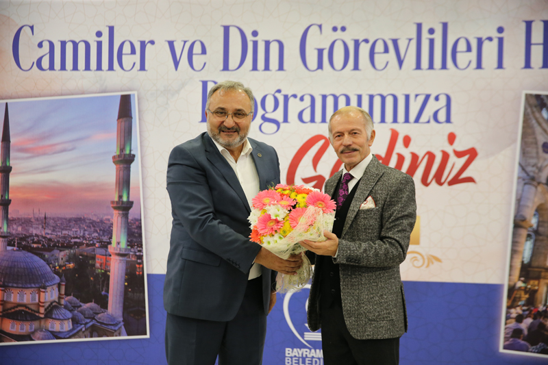 BAŞKAN AYDINER DİN GÖREVLİLERİNİ AĞIRLADI