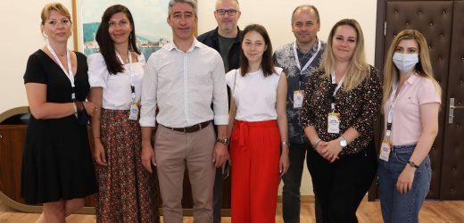 BAŞKAN OKTAY,  ROMANYALI GAZETECİLERİ AĞIRLADI