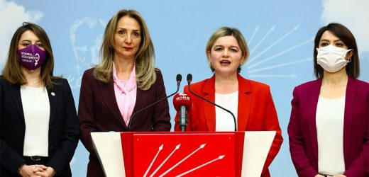 CHP KADIN KOLLARI İL BAŞKANLARININ İSTANBUL SÖZLEŞMESİ AÇIKLAMASI