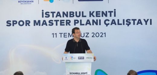 İMAMOĞLU İSTANBUL KENTİ SPOR MASTER PLANI ÇALIŞTAYI’NDA KONUŞTU: