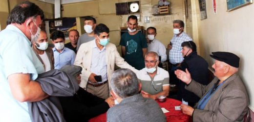 AK Parti’den esnafa ziyaret, Rektör’e destek