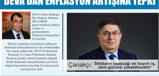 DEVA’DAN ENFLASYON ARTIŞINA TEPKİ