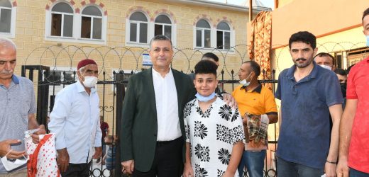 BAŞKAN BOZKURT, BAYRAMIN İLK GÜNÜNDE İLÇEDE ZİYARETLERDE BULUNDU