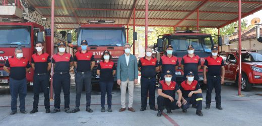 BAŞKAN OKTAY’DAN İTFAİYECİLERE TEŞEKKÜR