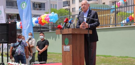 KILIÇDAROĞLU, EDİRNE’DE KREŞ AÇTI