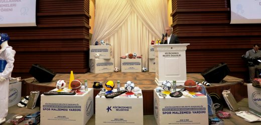 KÜÇÜKÇEKMECE BELEDİYESİ’NDEN 85 OKUL VE 87 AMATÖR KULÜBE SPOR MALZEMESİ DESTEĞİ