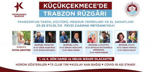 KÜÇÜKÇEKMECE’DE TRABZON RÜZGÂRI ESECEK
