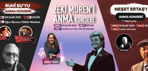 TÜRK MÜZİĞİNİN USTA İSİMLERİ, KARTAL’DA ANILACAK