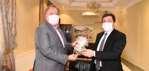 Rusya Antalya Konsolosu Oleg Rogoza, Vali Orhan Tavlı’yı Ziyaret Etti