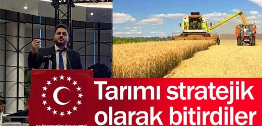 Tarımı stratejik olarak bitirdiler