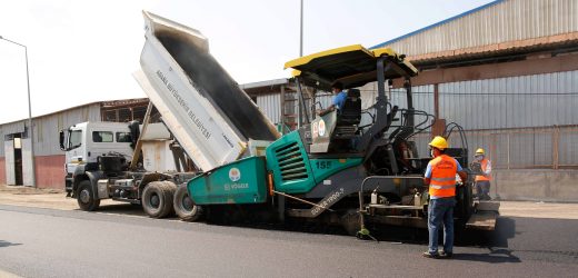 Adana Asfalt hamlesi sanayi esnafın da işini kolaylaştırdı
