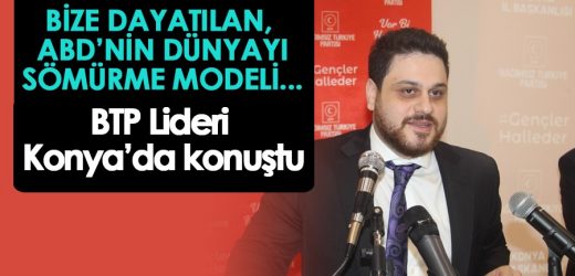 Bize dayattıkları model, ABD’nin dünyayı sömürme modelidir