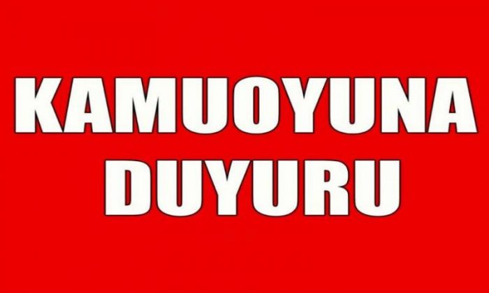 Mersin Büyükşehir Belediyesi’nden Kamuoyuna Duyuru