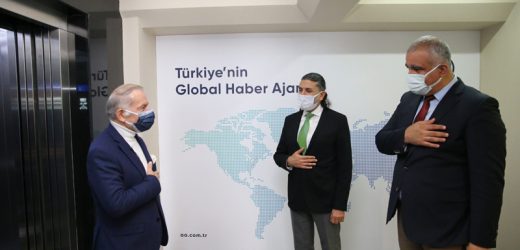 BAŞKAN AYDINER’DEN ANADOLU AJANSI’NA ZİYARET