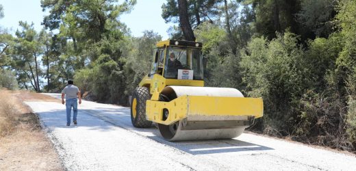 50 BİN METREKARE ASFALT