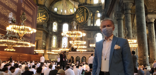 BAYRAMPAŞA BELEDİYE BAŞKANI ATİLA AYDINER, AYASOFYA CAMİİ’NDE