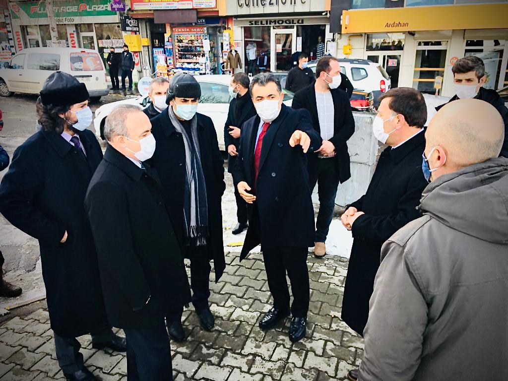 VALİ, MİLLETVEKİLİ, BELEDİYE BAŞKANI YATIRIMLARI İNCELEDİ