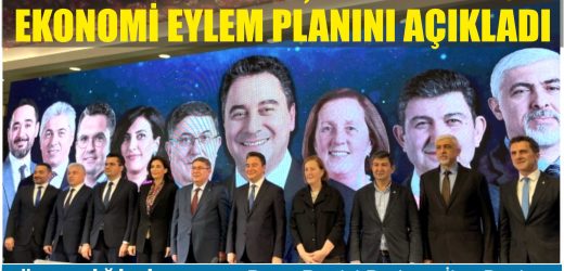 DEVA PARTİSİ EKONOMİ EYLEM PLANINI AÇIKLADI