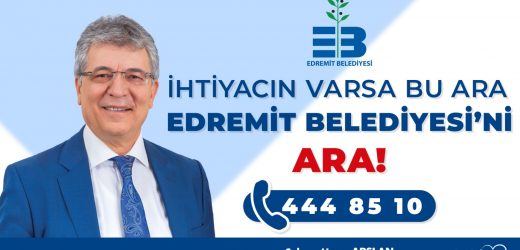 Başkan Arslan, “İhtiyacın varsa bu ara; Edremit Belediyesi’ni ara!”