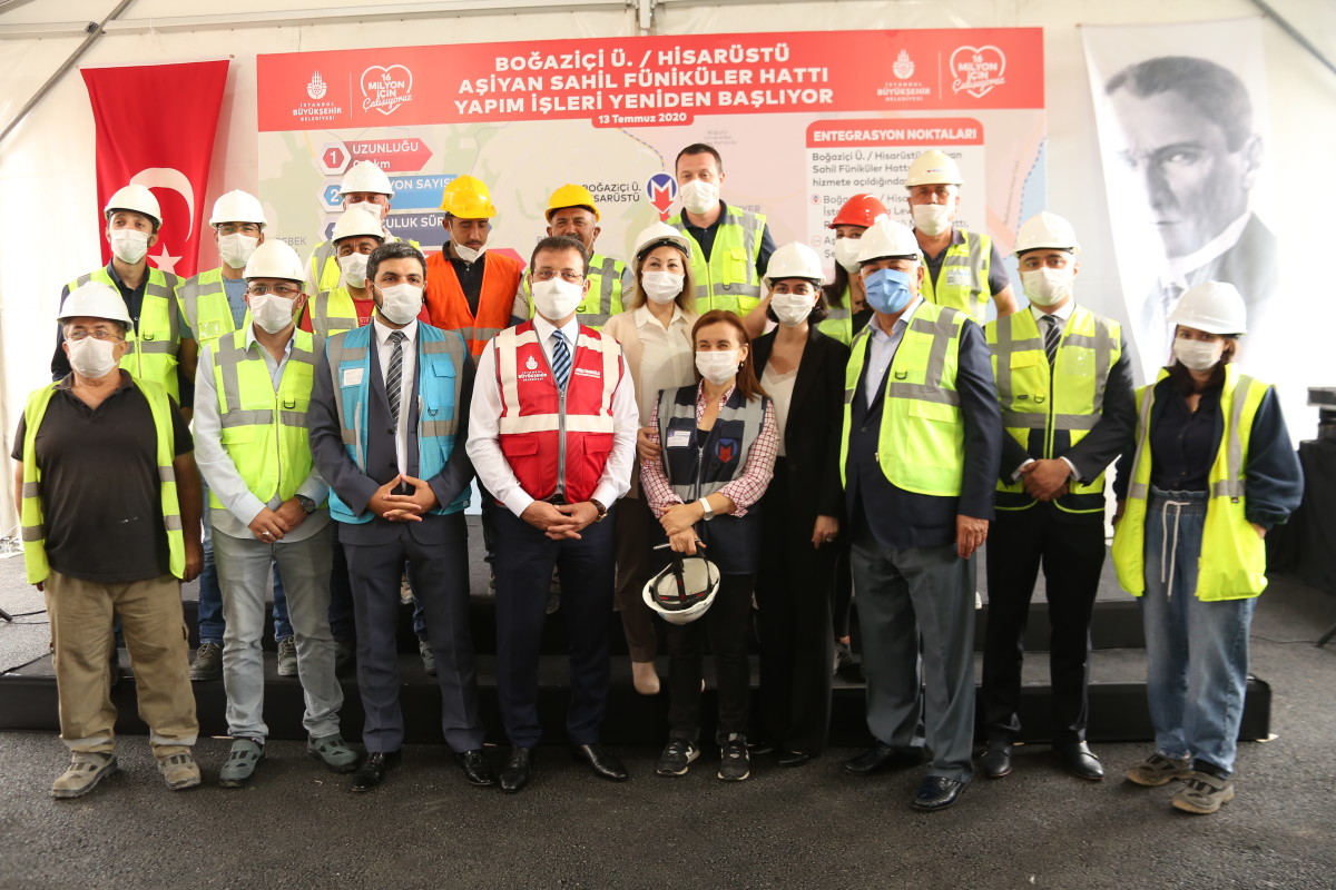 HİSARÜSTÜ-AŞİYAN FÜNİKÜLER HATTI TAMAMLANIYOR