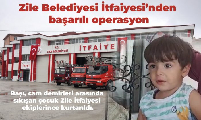 Tokat’ın Zile Belediyesi, İtfaiye ekipler başarılı bir operasyona imza attı