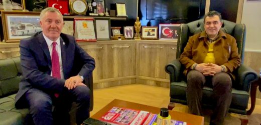 ALİHANOĞLU VE EKİBİ, BAŞKAN DEMİR’LE BULUŞTU
