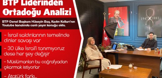 BTP liderinden önemli açıklamalar…