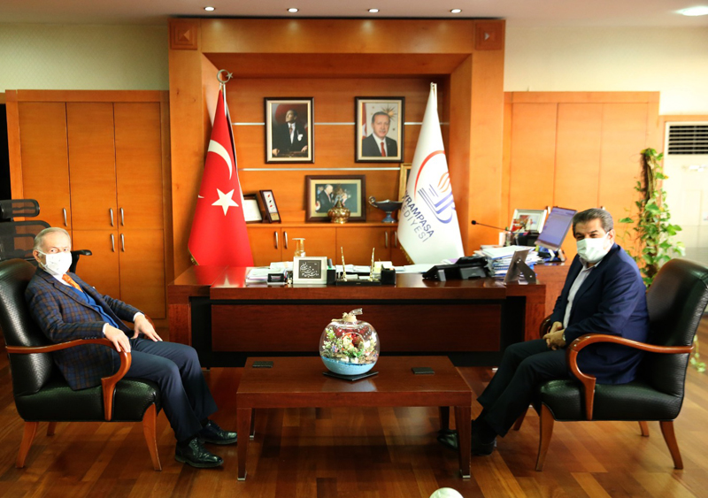 BAŞKAN GÖKSU’DAN BAŞKAN AYDINER’E ZİYARET