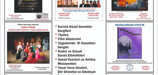 8 MART’TA ETKİNLİK YAĞMURU