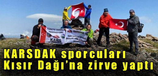 KARSDAK sporcuları Kısır Dağı’na zirve yaptı